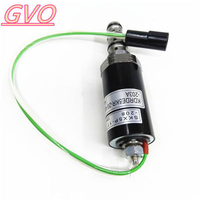 KDRDE5KR-20 40C07-203A Solenoid Valve For Kobelco SK60-3 SK200-2